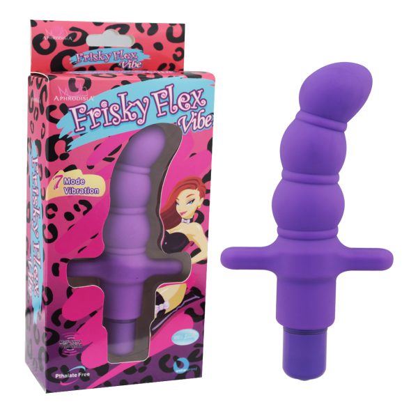 Aphrodisia Silicone Male Prostate Massager P spot Anal Vibe Vibrator Butt Plug Purple - Image 3