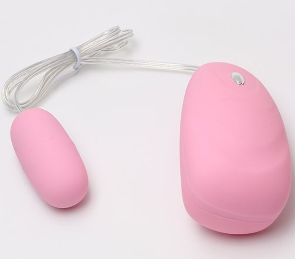 Light pink Man Nuo 12 frequency Computer Mouse Shaped Frosted Vibrating Love Egg - Image 2