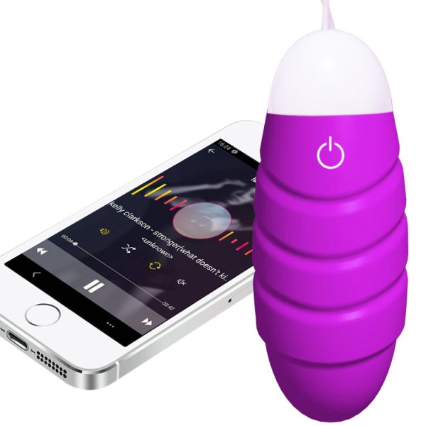 Purple Man Nuo Yove Female Adult Toy APP Bluetooth Wireless Remote Control Jump Egg - Image 2