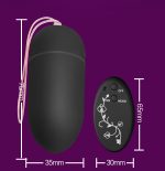 Black Man Nuo Cordless Wireless Remote Control Vibrating Egg Bullet Vibrator Sex Toy