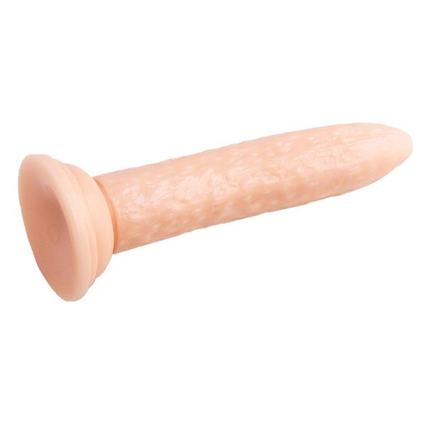 8 Inches Cucumber Dildo Realistic Cock with Handsfree Suction Cup PVC Sex Toy