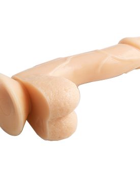 Dildo Realistic Cock with Handsfree Suction Cup PVC Sex Toy 8 Inches