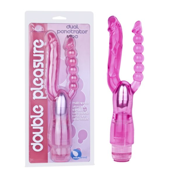Aphrodisia Silicone Vibrating Anal Beads Anal Plug Sex Toys Couples Adult Erotic Toys Pink - Image 3