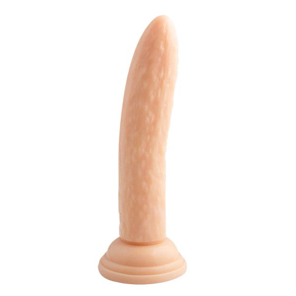 8 Inches Cucumber Dildo Realistic Cock with Handsfree Suction Cup PVC Sex Toy - Image 4