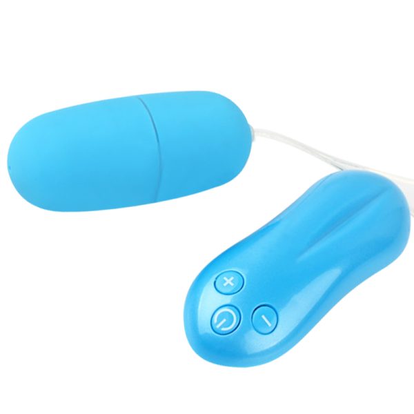 Light blue Man Nuo Remote control Vibrating Egg with 20 Vibration Modes wonderful Sex Toys for Woman
