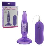 Purple Aprodisia Vibrating Butt Plug Anal Sex Toy Couples Game Vibrator Anal Vibrations Adult Toy
