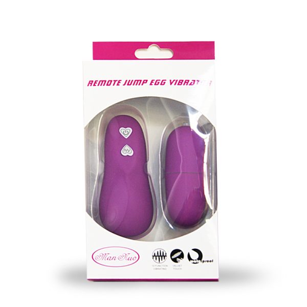 Purple Man Nuo Wireless Remote Control Vibrating Egg Bullet G Spot Vibrator Sex Toy - Image 2
