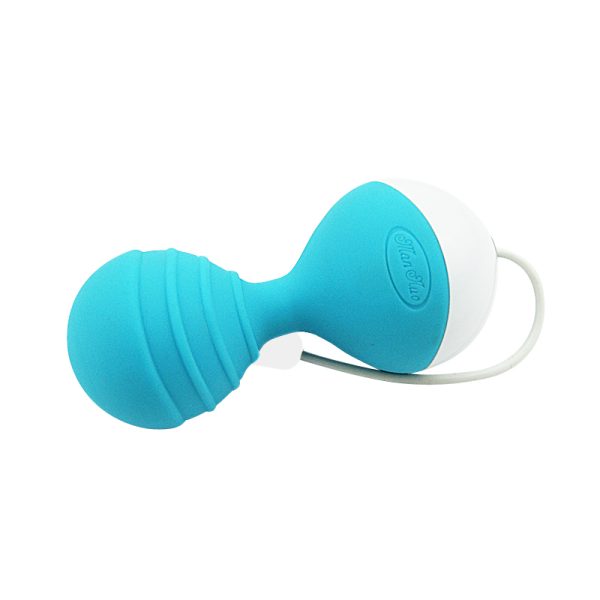 Blue Man nuo Koro Ben Wa Ball Weighted Female Kegel Vaginal Tight Exercise Machine USB Vibrator Vibrating Egg Sex products Sex toys for Women - Image 2