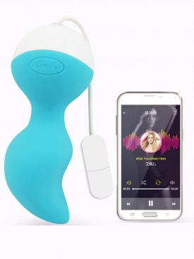 Blue Man Nuo Love Koro Ball for Vaginal Tight Exercise Vibration Egg Kegel Balls Bluetooth Wireless App Remote Control Vibrator Sex Products