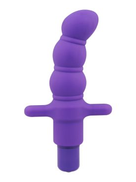 Aphrodisia Silicone Male Prostate Massager P spot Anal Vibe Vibrator Butt Plug Purple