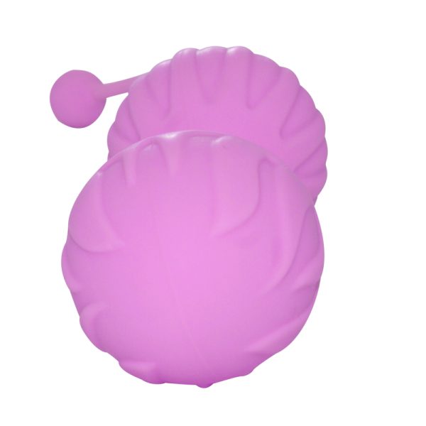 Light pink Man Nuo Silicone Ben Wa Balls Female Kegal Vaginal Exercise Tighen Duotone Pelvic Muscle - Image 2