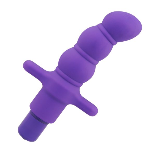 Aphrodisia Silicone Male Prostate Massager P spot Anal Vibe Vibrator Butt Plug Purple - Image 2