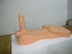 Full Solid Male Body Figure with Large Penis Dildo Masturbator for Man Woman