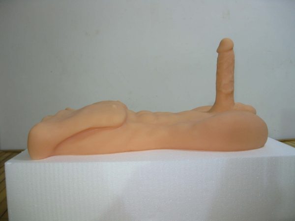 Full Solid Male Body Figure with Large Penis Dildo Masturbator for Man Woman - Image 4