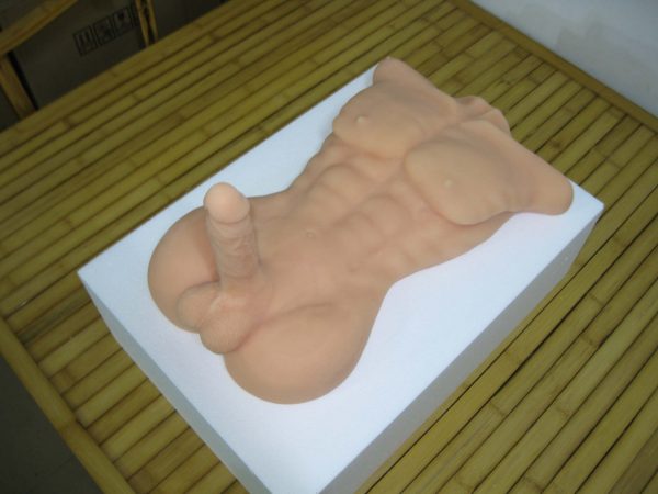 Full Solid Male Body Figure with Large Penis Dildo Masturbator for Man Woman - Image 7