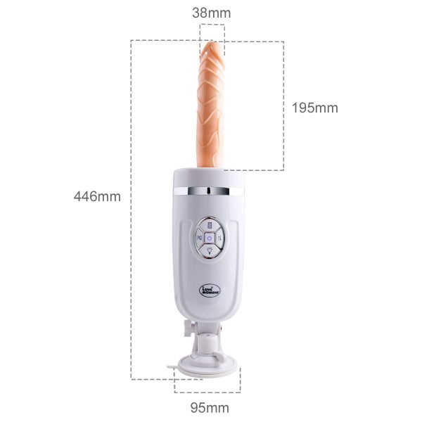 Stroking Man Rechargeable Female Masturbator Powerful Hands Free Multi Speed Stroking Vibrator - Image 9