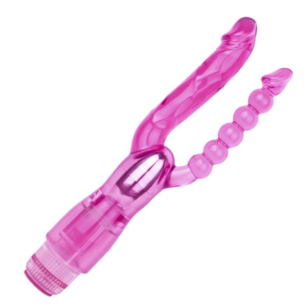 Aphrodisia Silicone Vibrating Anal Beads Anal Plug Sex Toys Couples Adult Erotic Toys Pink - Image 4