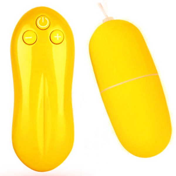 Yellow Man Nuo Remote control Vibrating Egg with 20 Vibration Modes wonderful Sex Toys for Woman