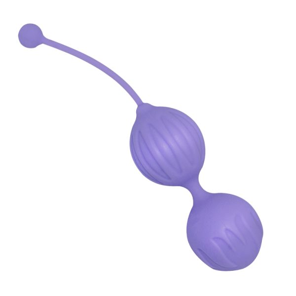 Purple Man Nuo Silicone Ben Wa Balls Female Kegal Vaginal Exercise Tighen Duotone Pelvic Muscle