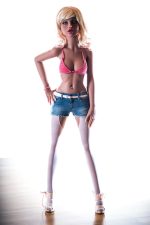 140cm Irene - European Skinny Small Breast Pretty Sex Doll with Metal Skeleton Entity Body Ass Vagina Oral 3 Holes Adult Real Doll